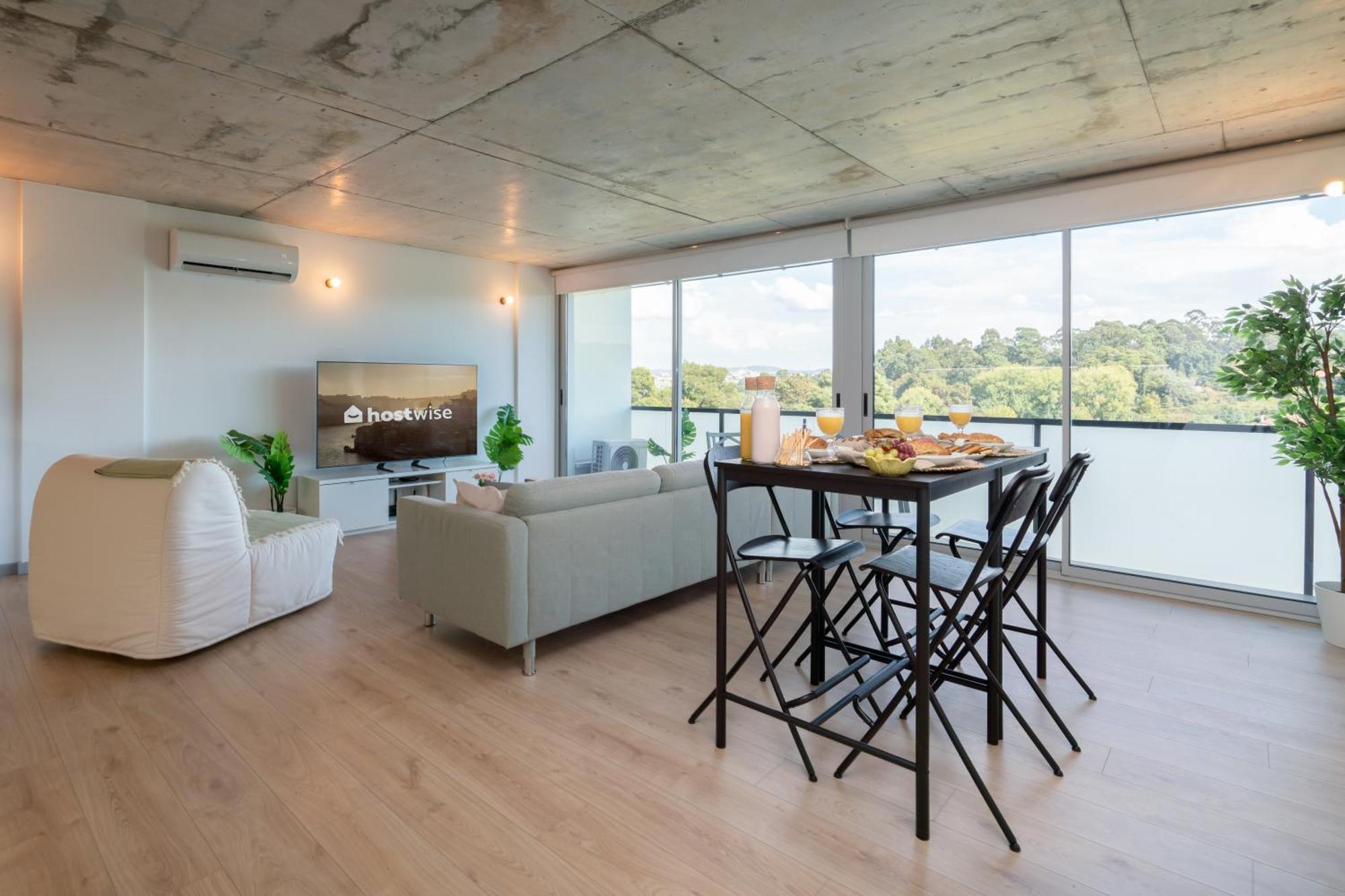 Host Wise - Luxurious Impressive Apartment - Balcony And Pool Vila Nova de Gaia Eksteriør billede