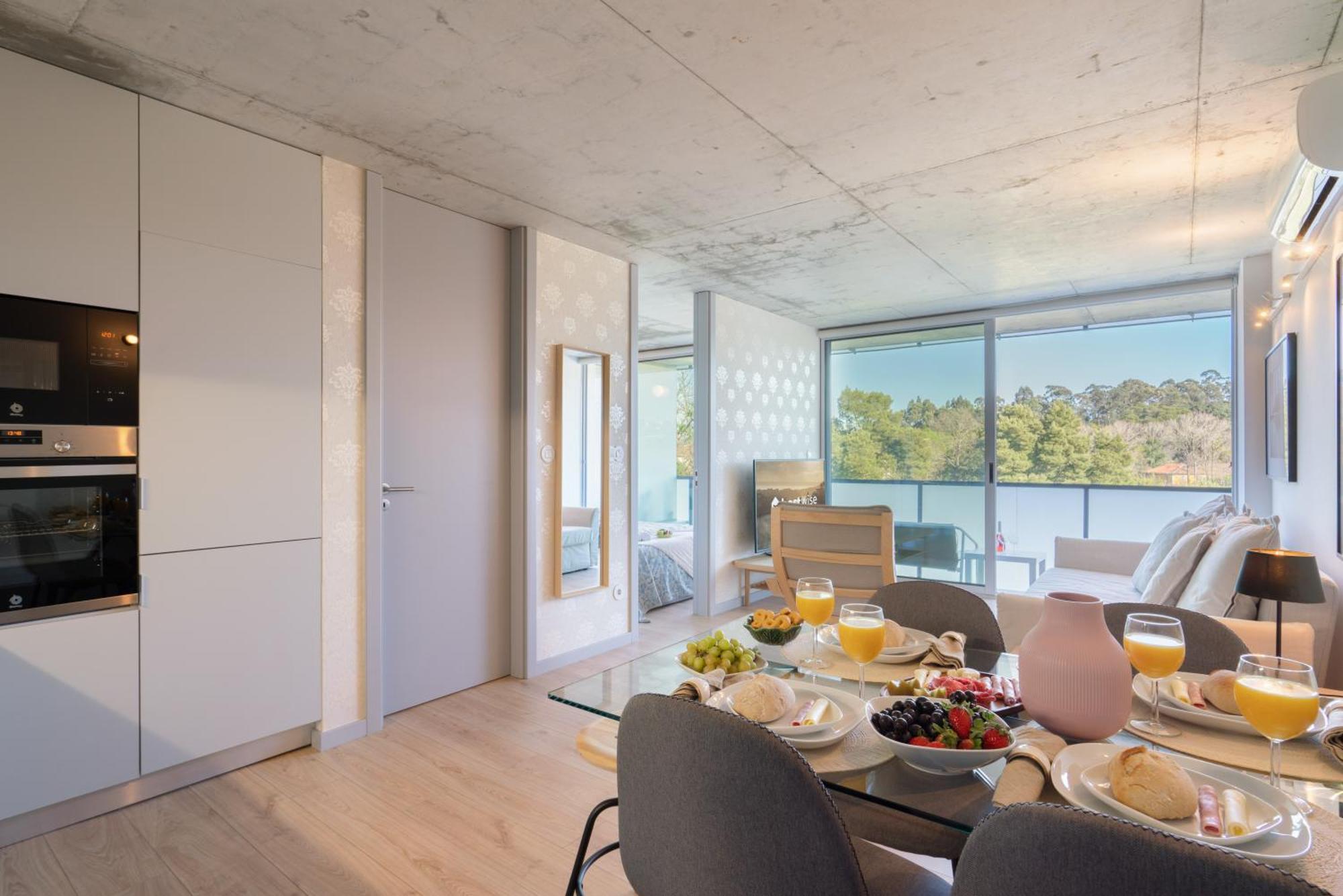 Host Wise - Luxurious Impressive Apartment - Balcony And Pool Vila Nova de Gaia Værelse billede